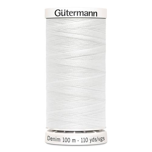 Gütermann Jeansgaren - Wit - 1016
