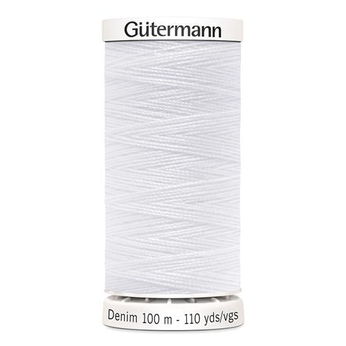 Gütermann Jeansgaren - Wit - 1005
