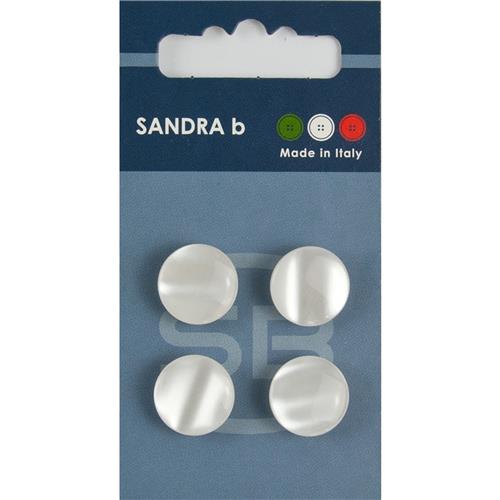 Unigekleurde knopen achtersteek 15 mm