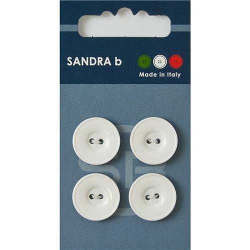 Unigekleurde knopen 2 gaats 18 mm