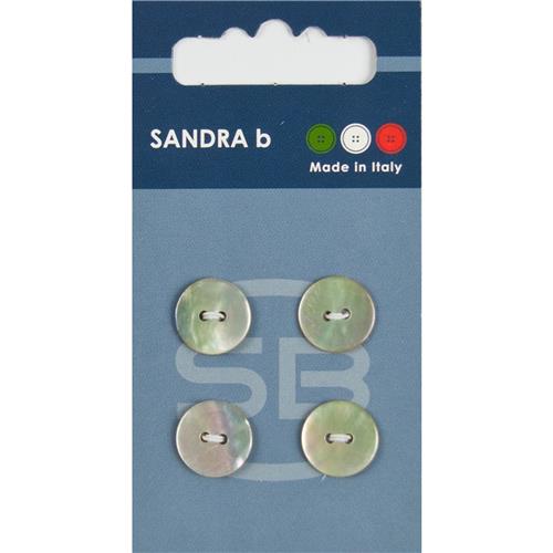 Parelmoer knopen 2 gaats 13 mm