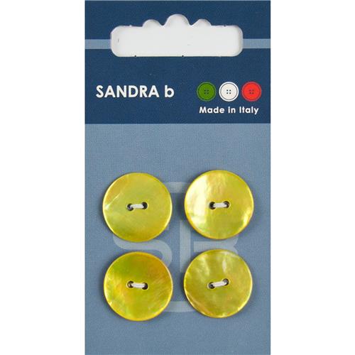 Parelmoer knopen 2 gaats 18 mm