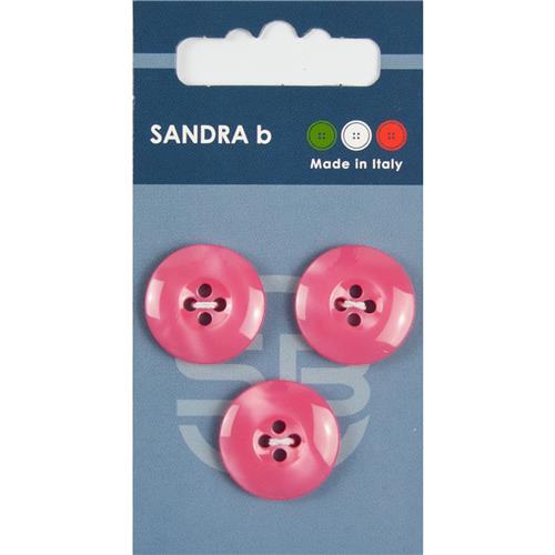 Unigekleurde knopen 2 gaats 20 mm