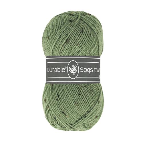Soqs Tweed - Saxon Green - 424