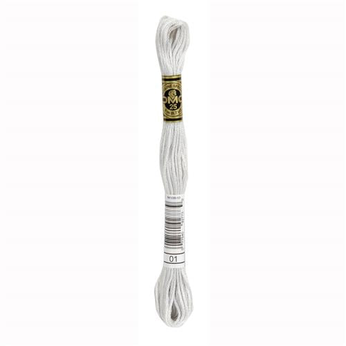 DMC Splijtzijde - Wit Tinnen - 01