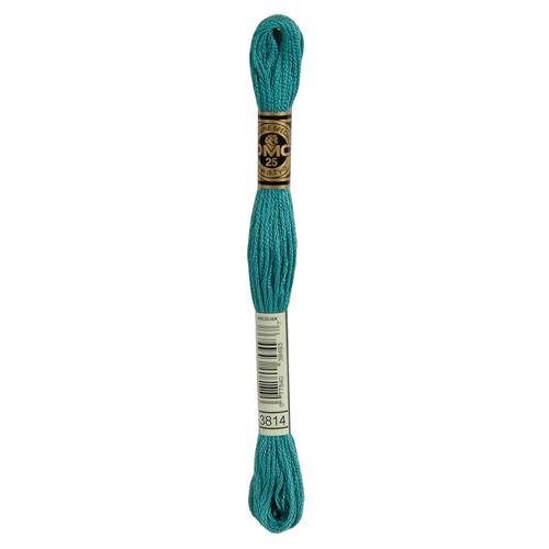DMC Splijtzijde - Turquoise - 3814