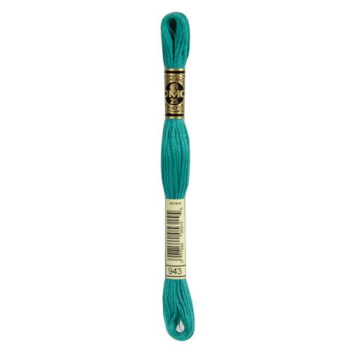 DMC Splijtzijde - Turquoise - 943