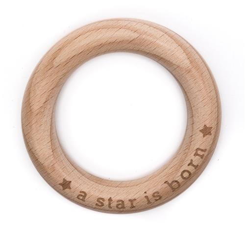 Durable Houten Bijtring A Star is Born - 70mm