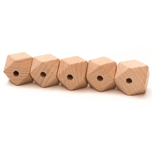 Houten Hexagonkraal 20.0mm