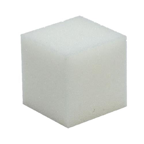 Schuimrubberen Kubus - 10 x 10 cm