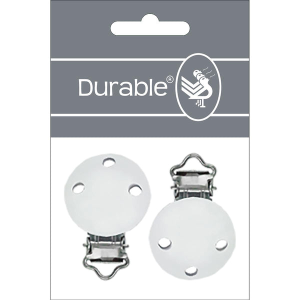 Durable Houten Speenclips - Wit
