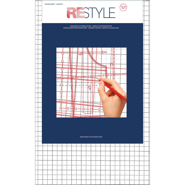 Restyle Geruit Patroonpapier
