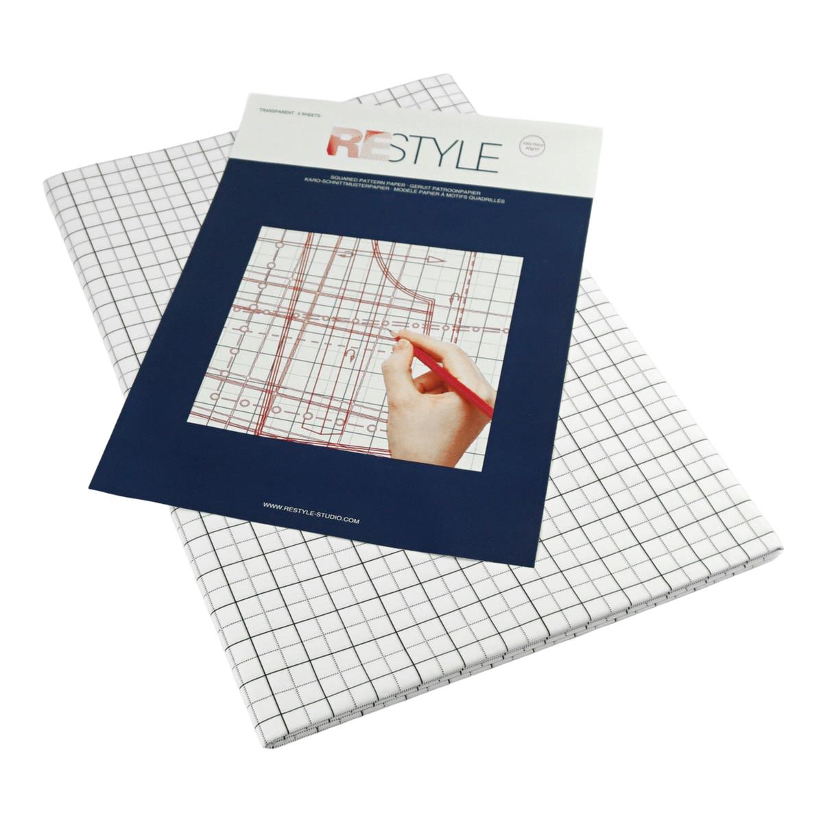 Restyle Geruit Patroonpapier