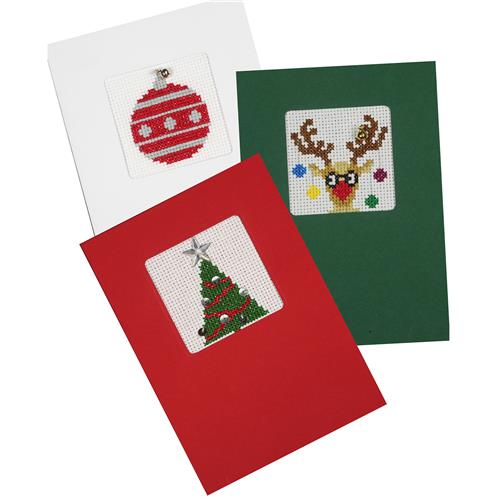 Pako Kerstkaarten - Borduurpakket