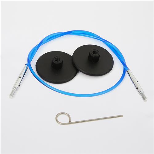 KnitPro Verwisselbare Kabel - Blue Cable - 50cm