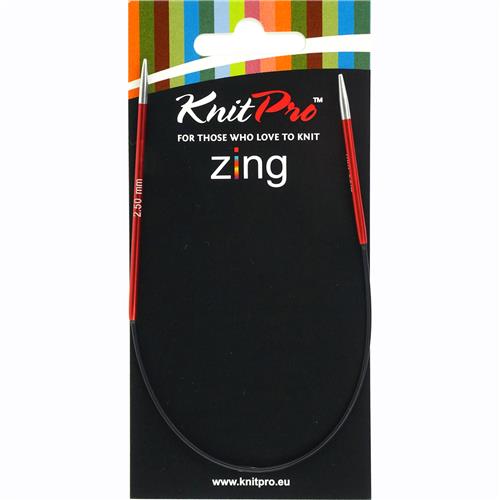 Rondbreinaald - KnitPro Zing - 2.50 mm 25 cm