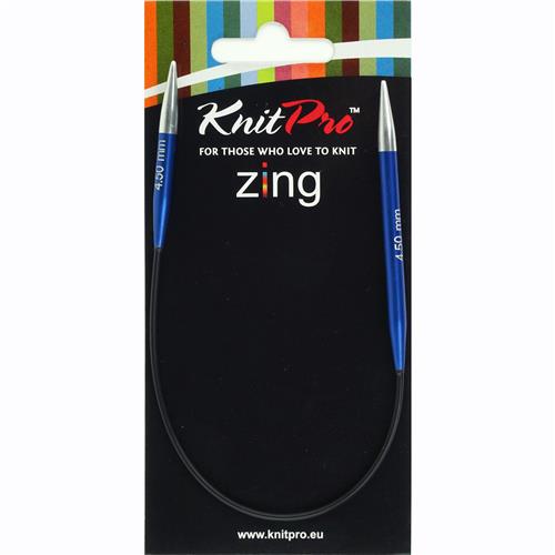 Rondbreinaald - KnitPro Zing - 4.50 mm 25 cm