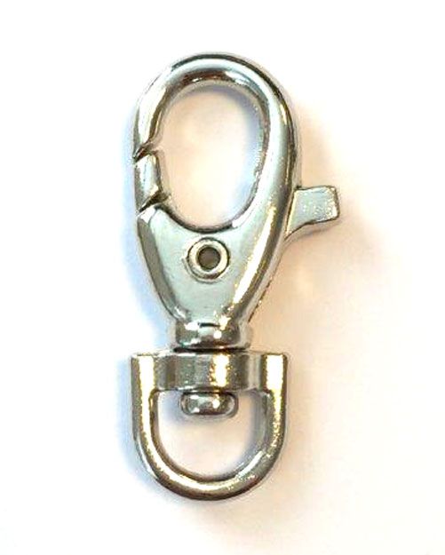 Karabijnhaak 35.0mm Zilverkleurig