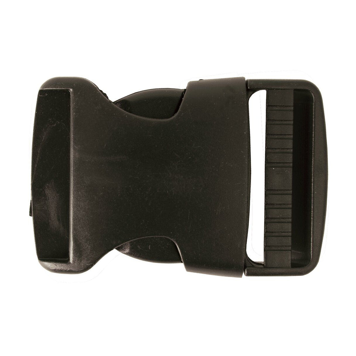 Druksluiting met zwarte gesp - 40 mm