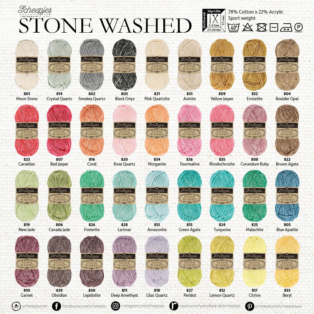 Stone Washed - Brown Agate - 822