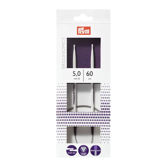Rondbreinaald Ergonomisch - Prym - 5.00 mm 60 cm