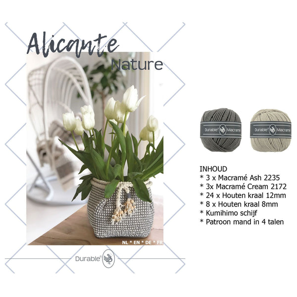 Macramépakket Mand - Jolie Alicante