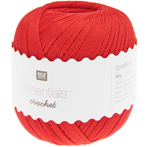 Essentials Crochet - Red - 004