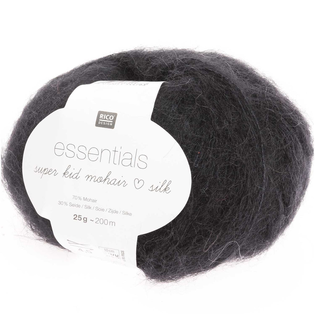 Mohair Loves Silk - Black - 007