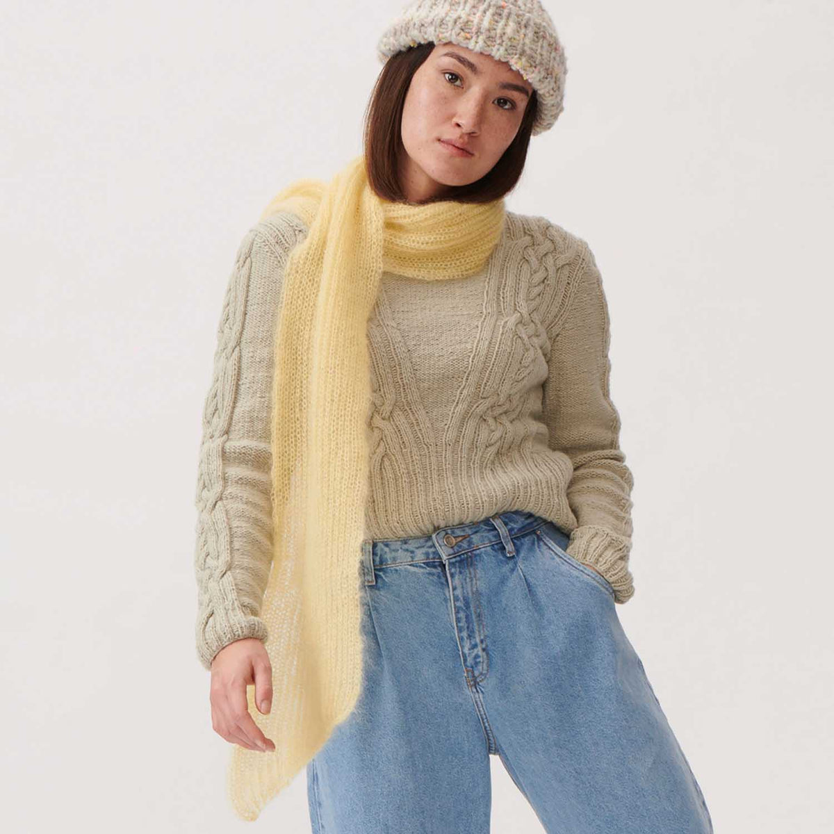 Mohair Loves Silk - Vanilla - 047