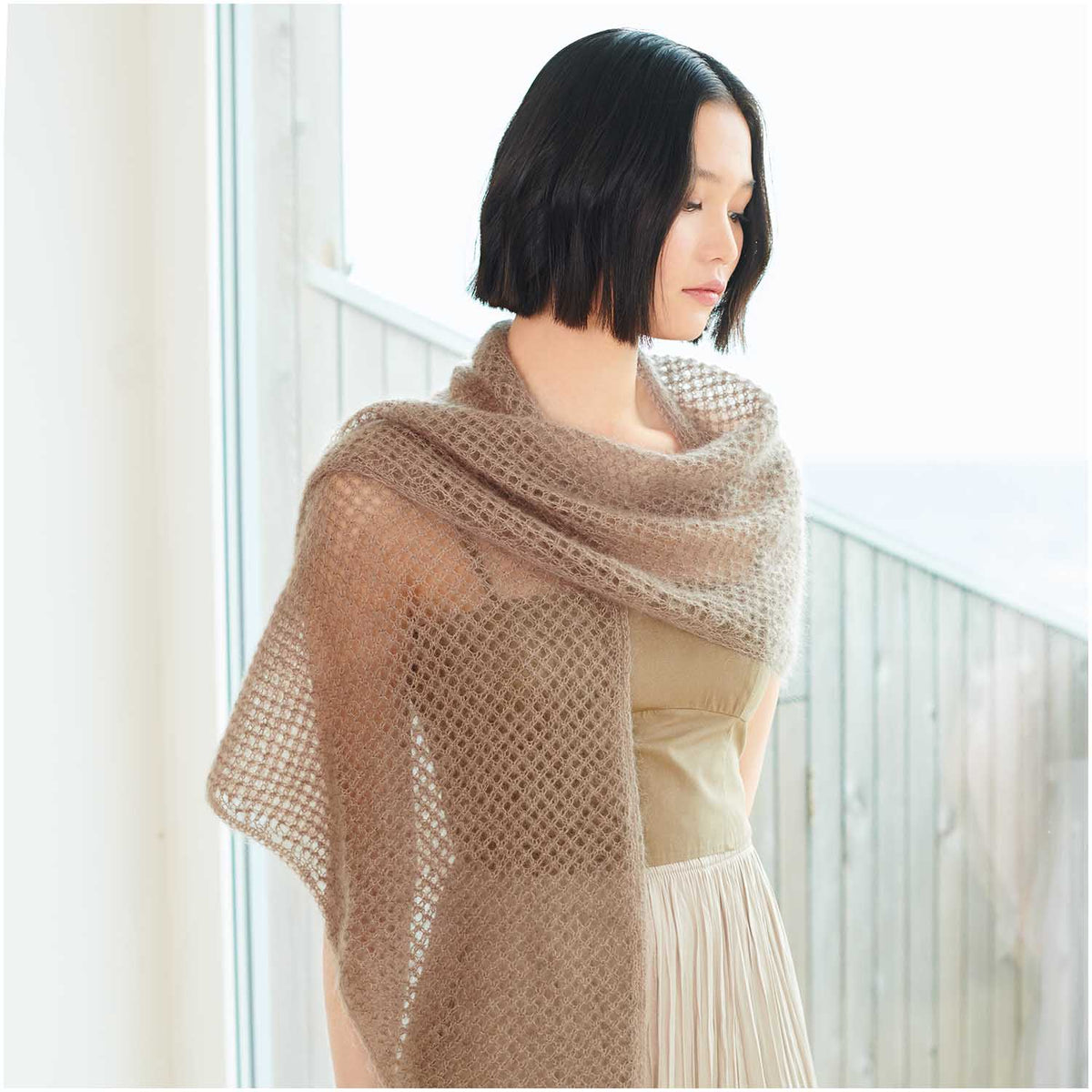 Mohair Loves Silk - Taupe - 058