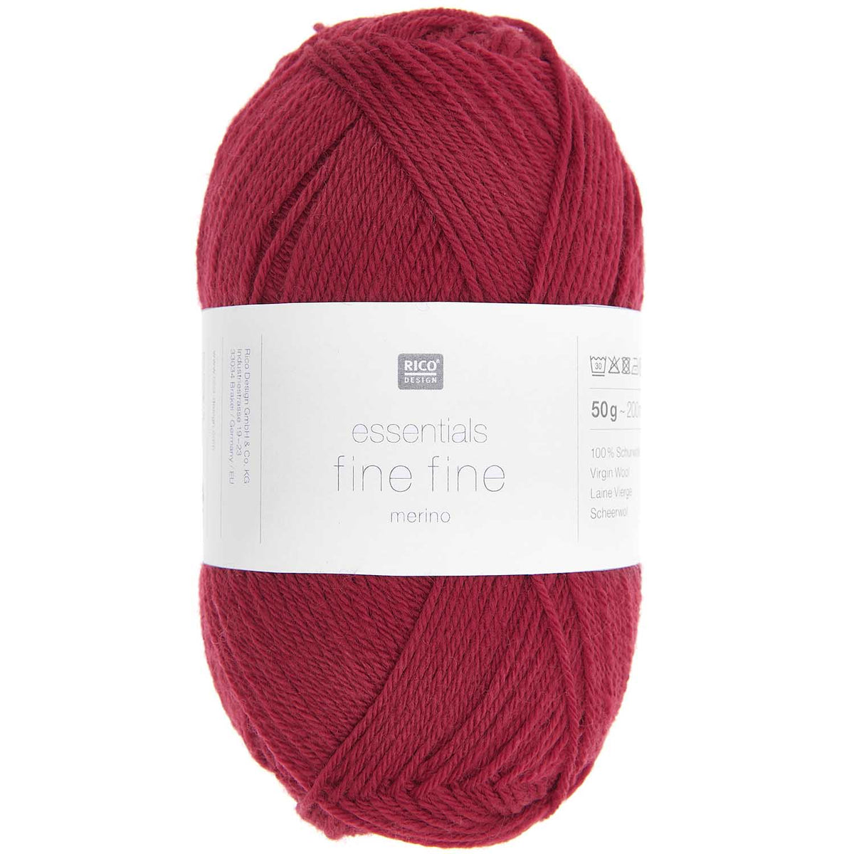 Fine Fine Merino - Kersenrood - 004