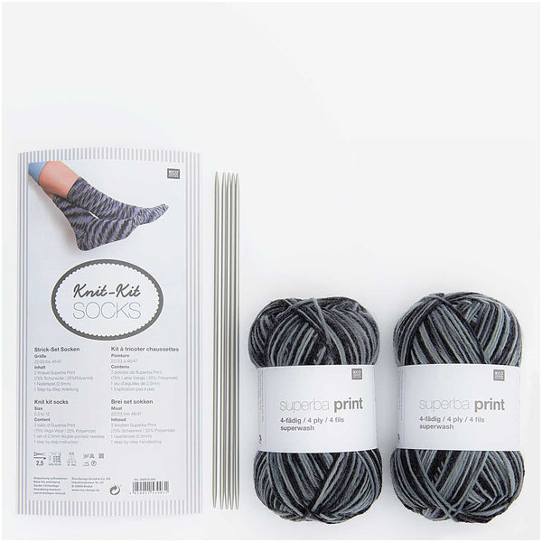 Sokkenpakket Rico Design - Granite