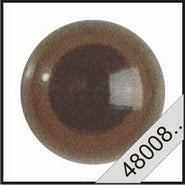 Veiligheidsogen Bruin - Rond - 10.0 mm