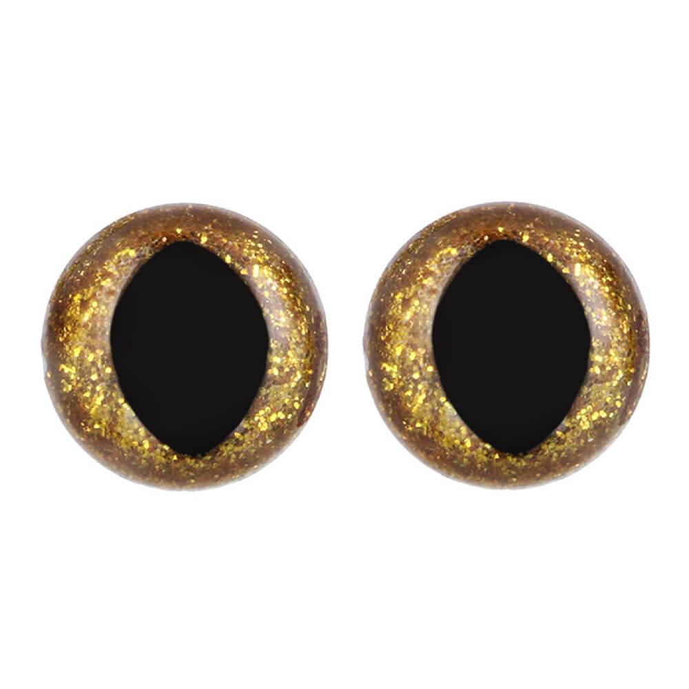 Veiligheidskattenogen - Goud - 18.0 mm