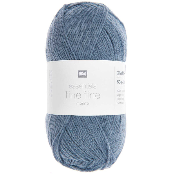 Fine Fine Merino - Pigeon Blue - 007