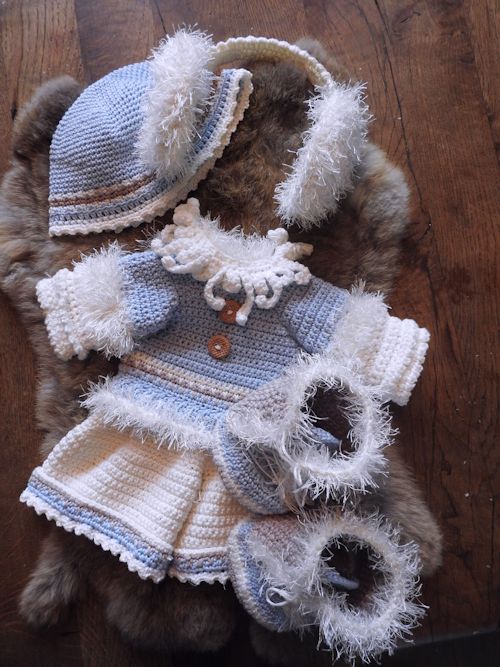 XXL Funny Kledingset Winterfun Girl