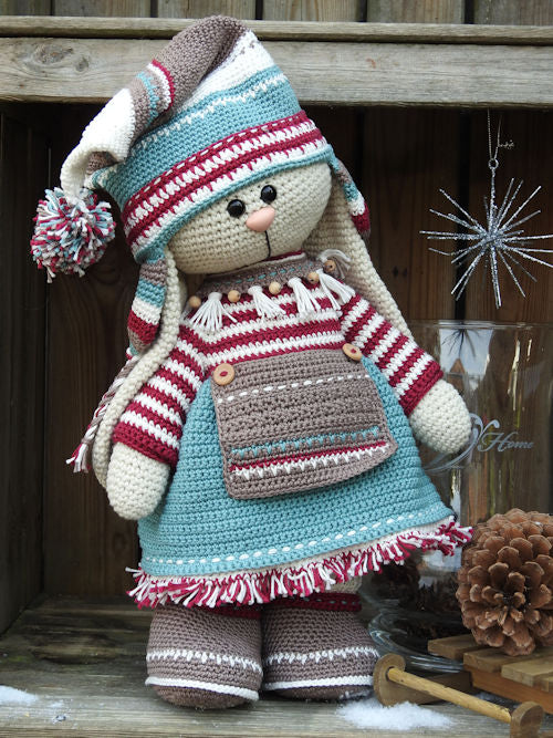 XXL Funny Kledingset Christmas Nordic Girl