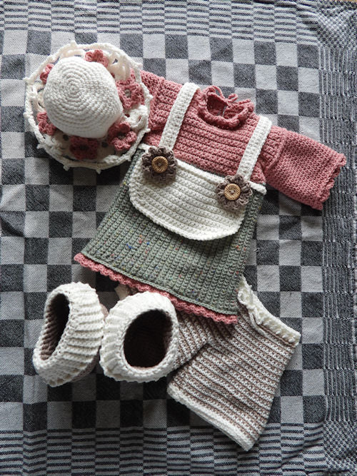 XXL Funny Kledingset Vintage Grandma