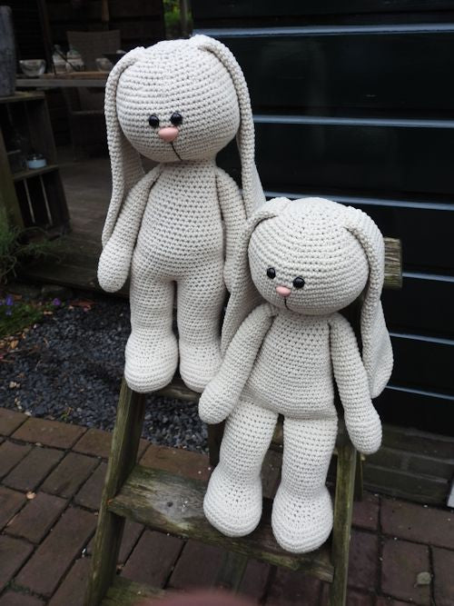 XXL Funny Bunny Basic - Linnen (staand of zittend)