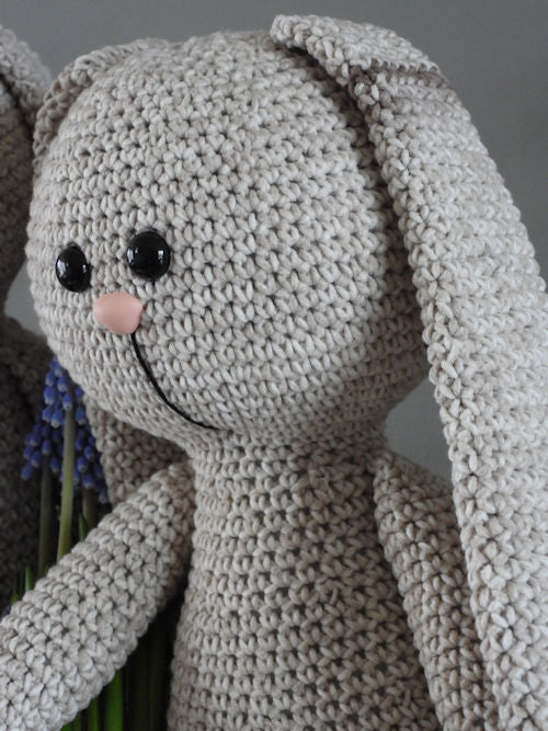 XXL Funny Bunny Basic - Faded Beige (staand of zittend)