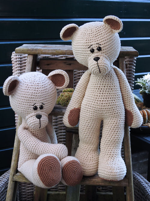XXL Funny Bear Basic - Linnen (staand of zittend)