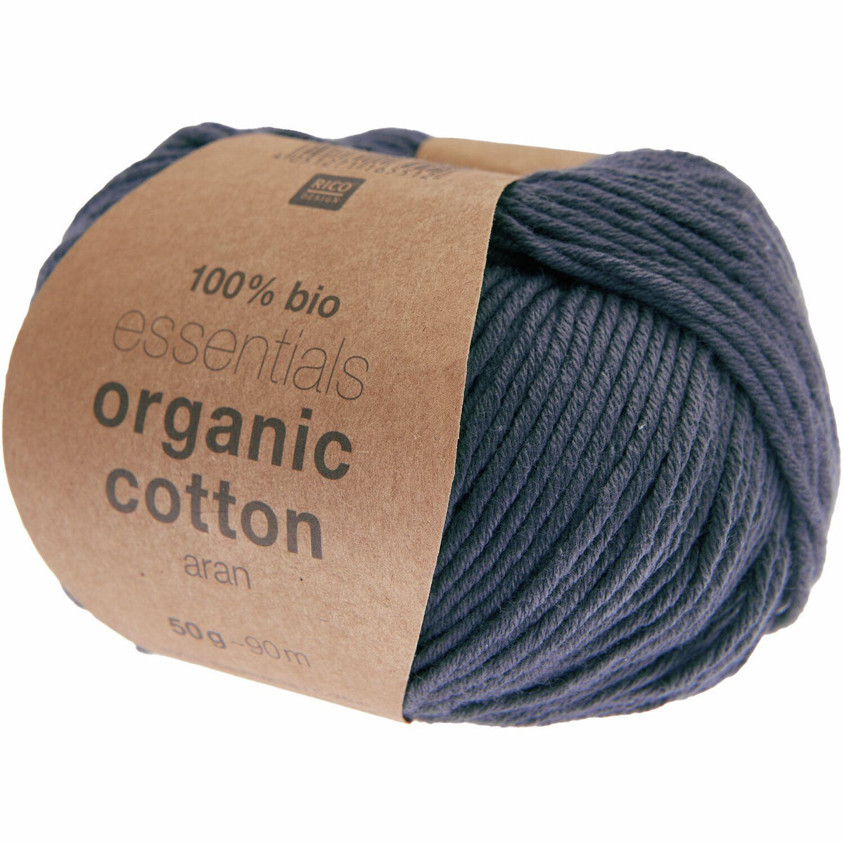 Rico Organic Cotton Aran - 024 - Nachtblauw