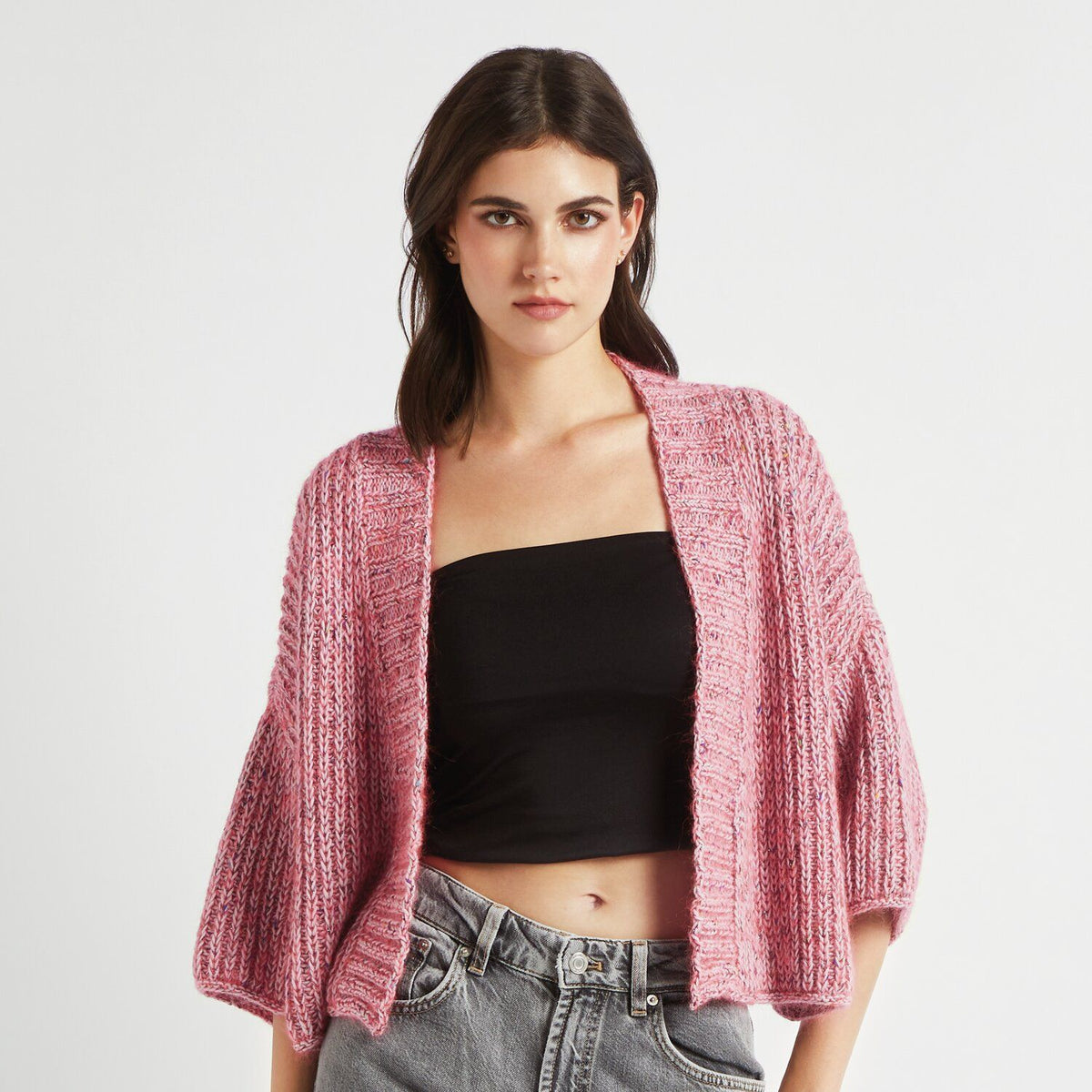 Mohair Loves Silk - Neon Red - 064