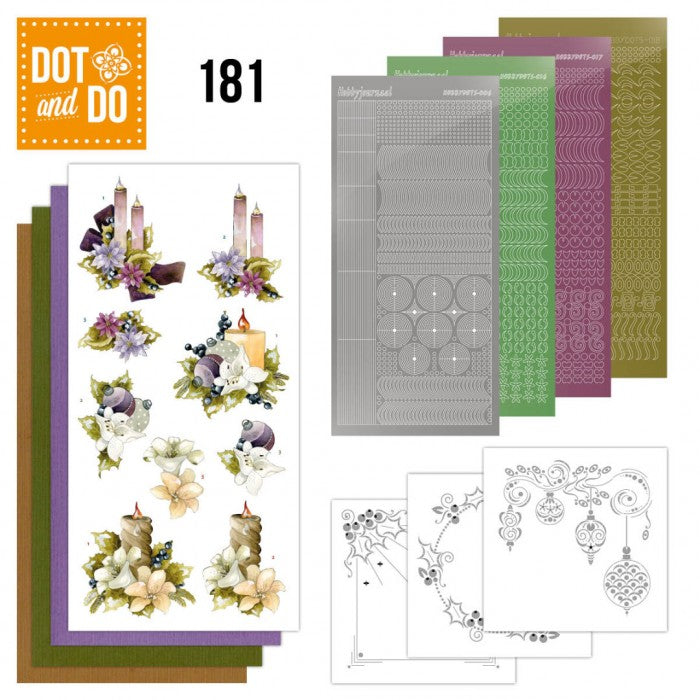 Dot & Do Set 181 - Candles A Touch of Christmas
