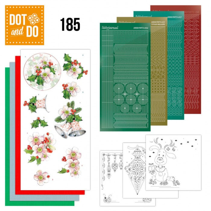 Dot & Do Set 185 - Pink Christmas Flowers