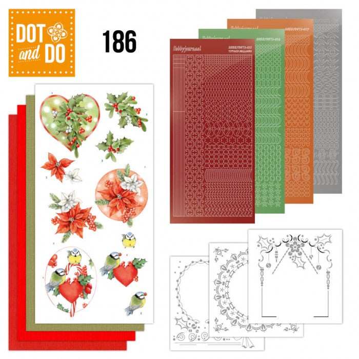 Dot & Do Set 186 - Red Holly Berries