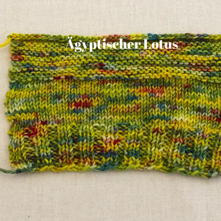 Egyptische Lotus - Handgeverfd