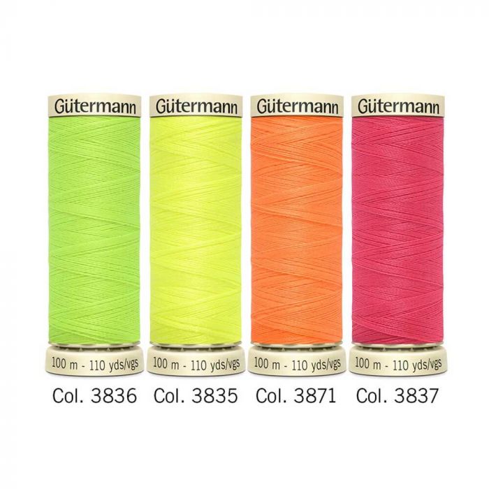 Gütermann Naaigaren Neon - Set
