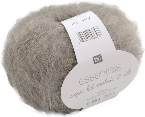 Mohair Silk - Light Grey - 030