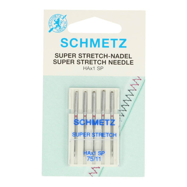 Schmetz Super Stretch - 75-11 - 1 x 5 naalden op kaart